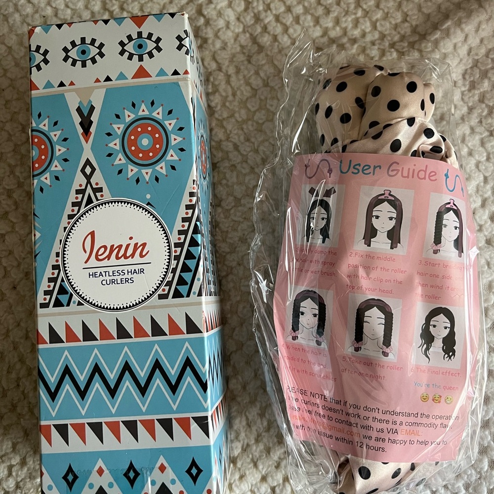 Jenin heatless hair curlers